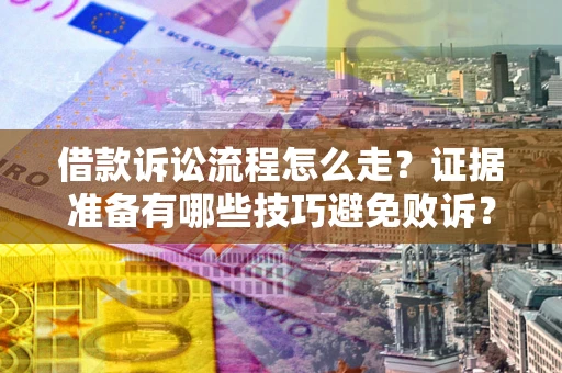 武汉借款诉讼流程怎么走？证据准备有哪些技巧避免败诉？