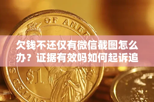 武汉欠钱不还仅有微信截图怎么办？证据有效吗如何起诉追回欠款？