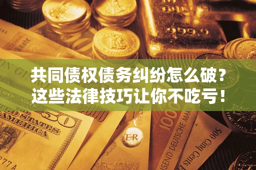 武汉共同债权债务纠纷怎么破？这些法律技巧让你不吃亏！