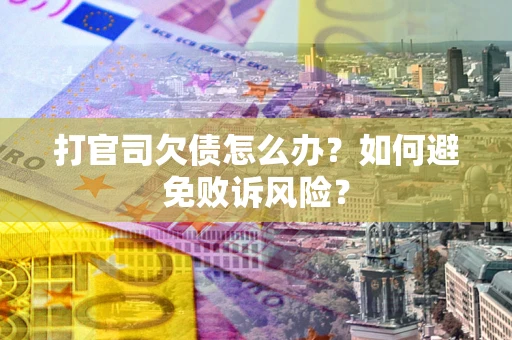 武汉打官司欠债怎么办？如何避免败诉风险？