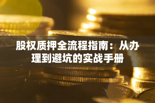 武汉股权质押全流程指南：从办理到避坑的实战手册