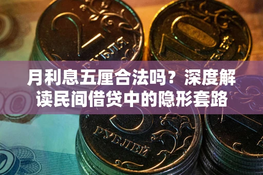 武汉月利息五厘合法吗？深度解读民间借贷中的隐形套路