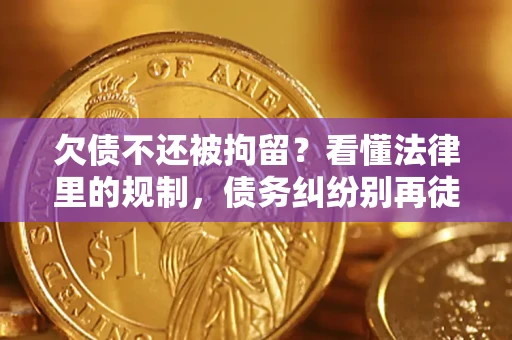 武汉欠债不还被拘留？看懂法律里的规制，债务纠纷别再徒劳奔波