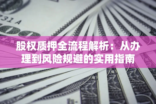 武汉股权质押全流程解析：从办理到风险规避的实用指南