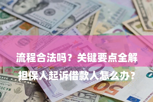 武汉

担保人起诉借款人怎么办？流程合法吗？关键要点全解析